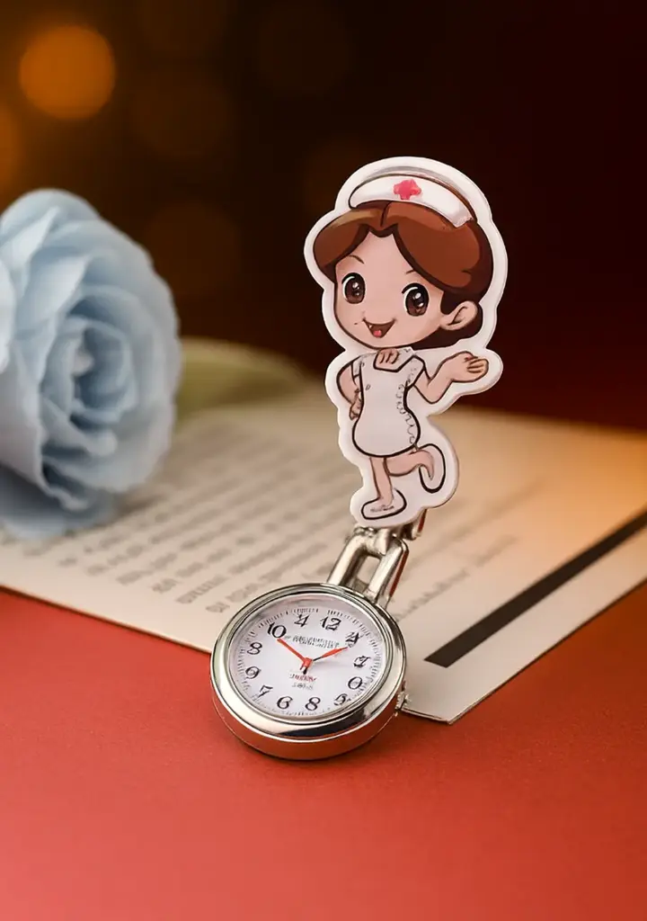 RELOJ de bolsillo, ENFERMERA (DIBUJOS)