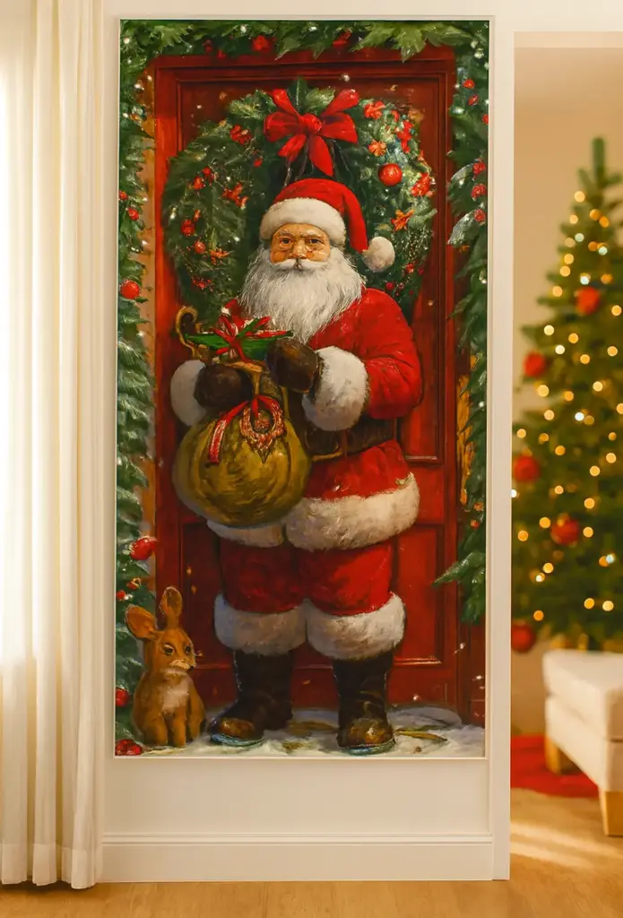 DECORACIÓN FESTIVA KALITE PARA PUERTA 90X180 CM