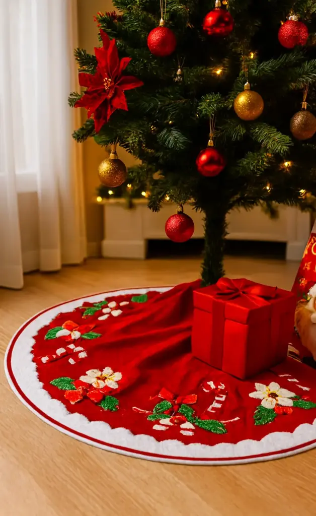 [HOG06] FALDA PARA ÁRBOL NAVIDEÑO 120X120 CM